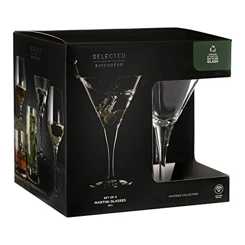 Ravenhead Mystique Set of 4 Martini Glasses Cover