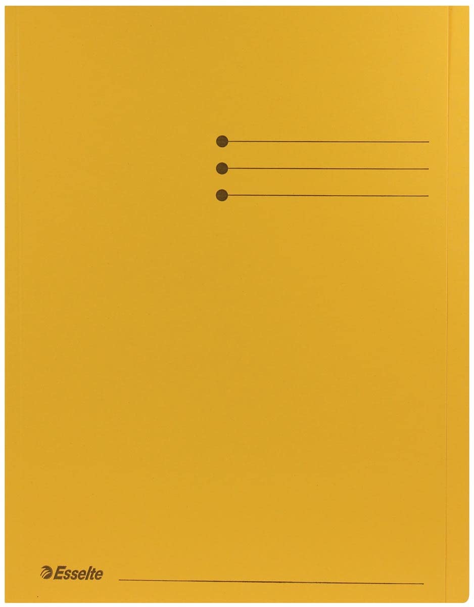 Esselte Cardboard Folder Yellow 180 g/m2 Giallo Cartella