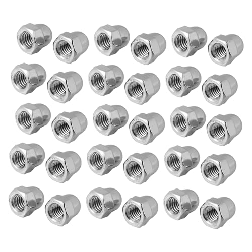 OSALADI 50 Peças Tampas De Parafuso De Aço Inoxidável Parafusos De Aço Inoxidável Tampas De Parafuso