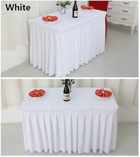 Nappe rectangulaire verte 240x60x75 cm pour buffet chic