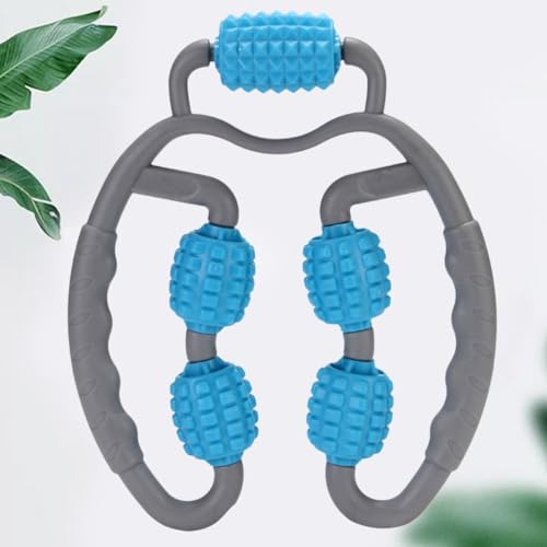 Masajeador de piernas con clip en anillo Healeved, rodillo para relajación muscular y masaje profundo de tejidos, color azul miniatura 7