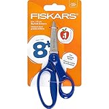 Fiskars 6' Big Kids Scissors for Ages 8-11, Scissors for School or Crafting, Back to School Supplies, Blue