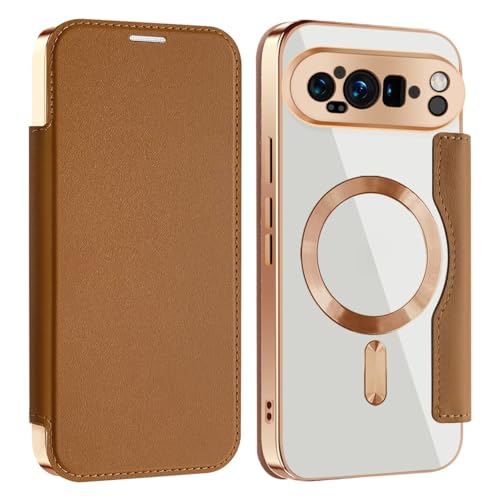 Étui portefeuille pour Google Pixel 9 Pro XL 5G housse clapet cuir