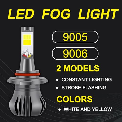 Lámparas LED 9005/9006/HB4 Switchback para autos miniatura 4