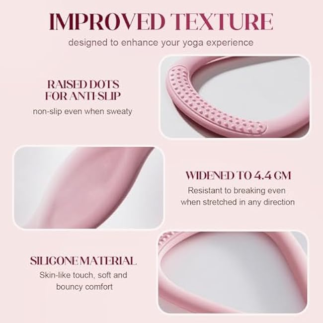 Figure 8 Exercise Bands for Women Men, 2025 New Resistance Bands Exercise Bands with Handles for Working Out, Upgrade Portable Rubber Resistance Band Chest Expander Strap