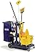 Carlisle FoodService Products Janitorial Cart Short Platform Cart with 25 Gallon Trash Bag for Restaurants, Hospitals, and Schools, Plastic, 45 X 19 X 39 Inches, Gray