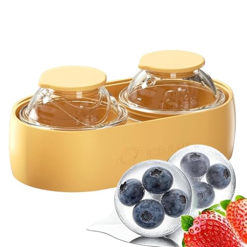 Sphere Ice Mold | Silicone Freezer Mould,Whiskey Ice Ball Mold - for Home Bar Kitchen Outdoor Camping Picnic Party Family Gather