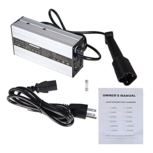 marddpair 48 Volt 6A 3 Pin Battery Charger Replacement for Yamaha Golf Cart Drive G29 2007-up