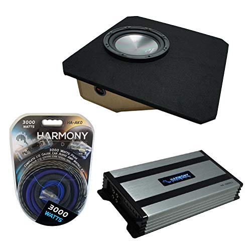 Harmony Audio HA-A122 Subwoofer Enclosure Bundle Compatible with 1997-2004 Chevy Corvette Coupe C5 Z06