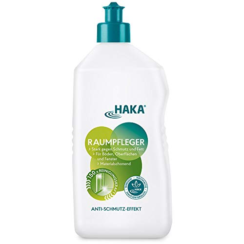 HAKA Raumpfleger I 750ml I 150x Putzen I Universalreiniger Hochkonzentriert I Fensterreiniger, Glasreiniger und Bodenreiniger I Allzweckreiniger für den Haushalt