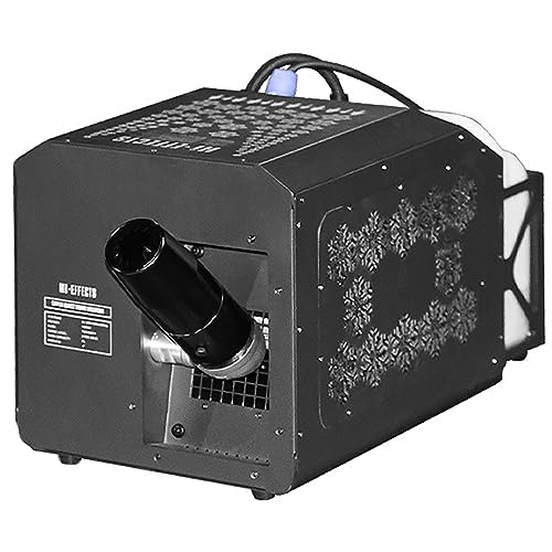 Máquina de nieve súper silenciosa, 1000 W, profesional para producción escénica, cobertura alta de 30 m2 con control remoto para efectos escénicos, Navidad y bodas miniatura 6