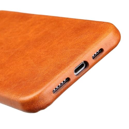 Coque iPhone 12 Pro en cuir uni noir avec doublure souple et élégante