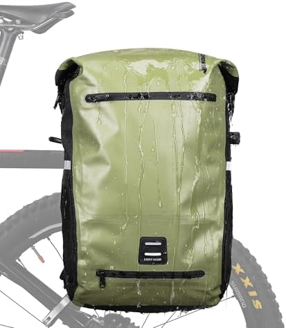 ENJOHOS Multifunctional Bicycle Pannier Bag Waterproof Side Lugga...