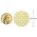 12 Sheets Decorative Gold Circle Envelope Seals Stickers Gift Boxes Sticker Party Favor Bags Sticker Label Stickers Holiday Birthday Party Wedding Baby Shower Decorations (108 Pieces)