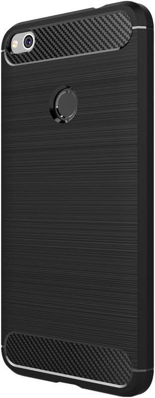 Image of Hybrid Carbon Fiber Back Case for Honor 8 Lite (Black)