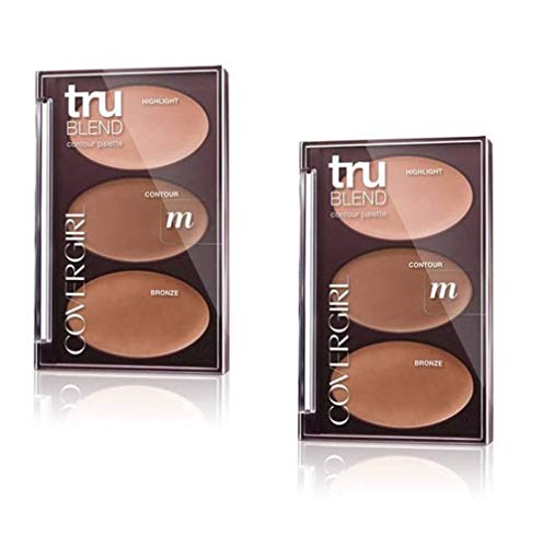 Pack of 2 CoverGirl Tru Blend Contour Palette, m - Medium