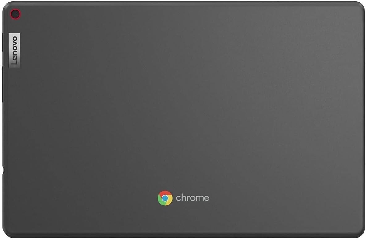 Lenovo Chromebook 10e 10.1" WUXGA FHD 32GB Wi-Fi Tablet, MediaTek MT8183, 4GB RAM, 5MP Rear & 2MP Front Camera, Chrome OS, Iron Gray