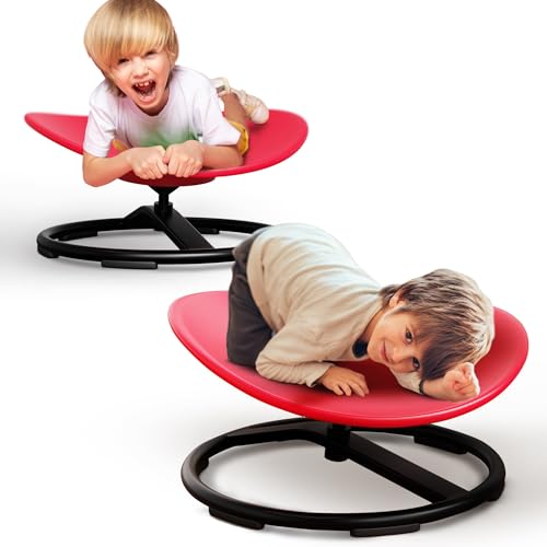 MySensory Silla giratoria para niños, silla sensorial lavable para niños con tapa de 200 libras máximo, silla premontada para niños con autismo, silla giratoria sensorial antideslizante para