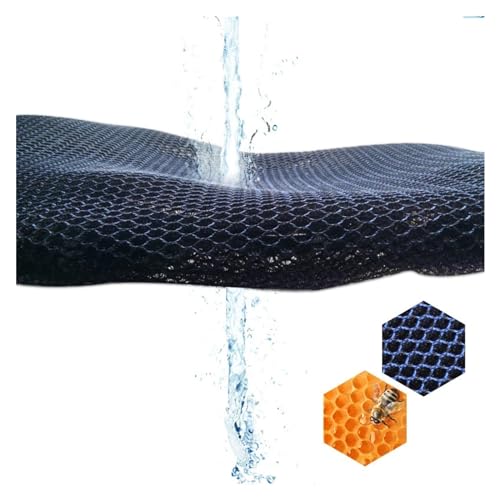 Funda de asiento de motocicleta protector de malla de alta resistencia estructural 5