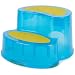Produktbild Bieco 79000112 - Sitz/Tritt, 2 Stufen je, ca. 10cm, ca. 39 x 34 x 20 cm, blau