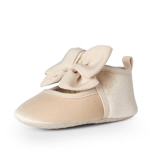 Amazon Essentials x Sofia Grainge Baby Girls' Mary Jane Shoes with Bow Detail