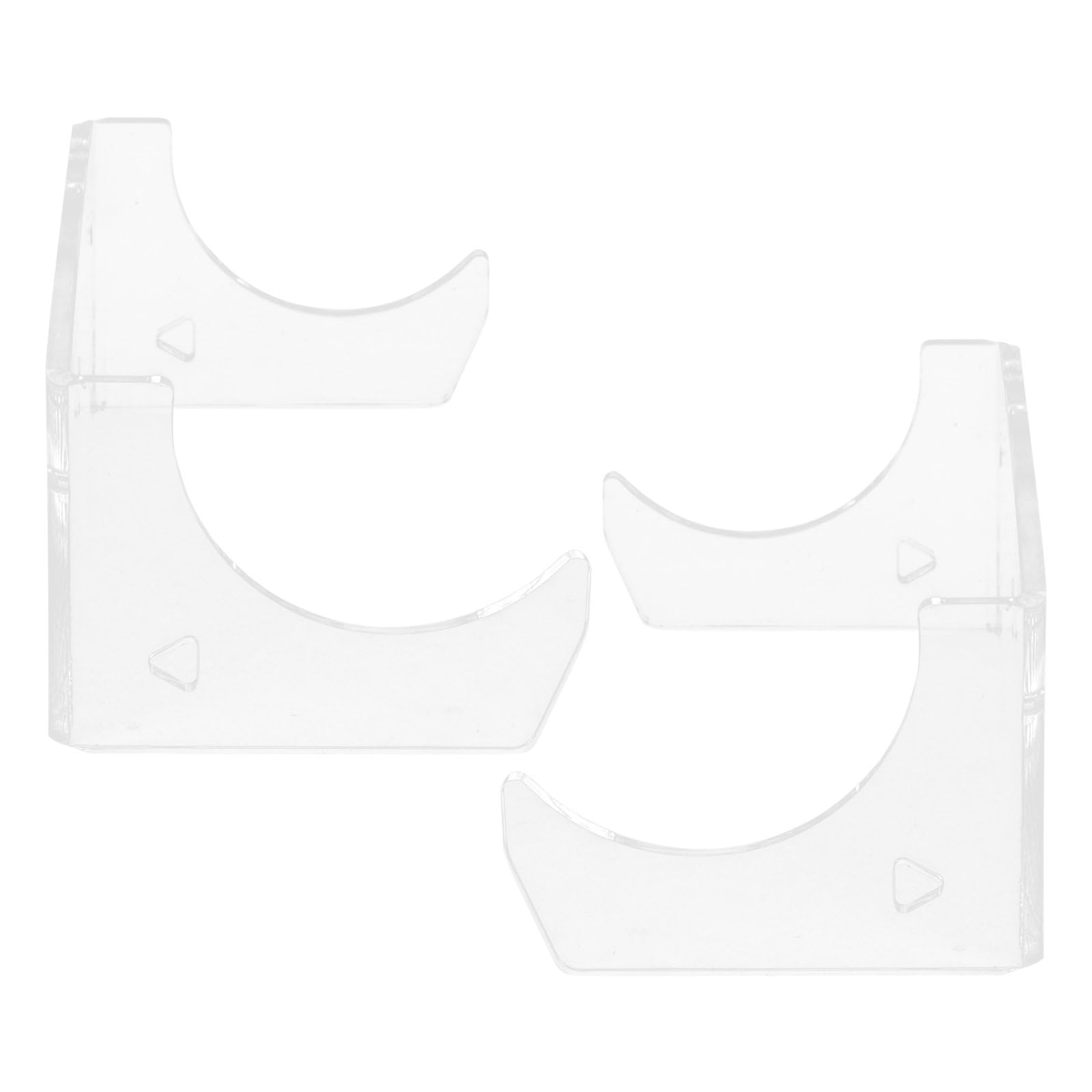 Soporte de pared para rodillos de cocina de acrílico transparente pack de 2