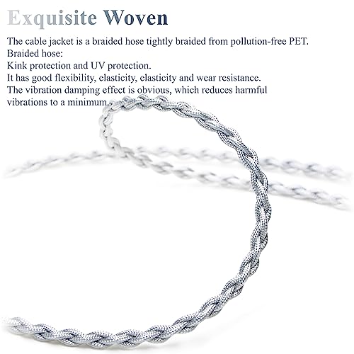 Cable AUX 0.78mm 2Pin para audífonos 1.2 m miniatura 4