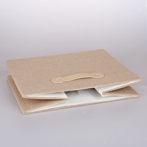 image for TheWarmHome Beige Decorative Storage box with Lid Memory Box Organizer