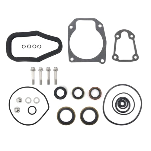 Image of 5000309 Marine Gearcase Lower Unit Seal Kit with Drain Screws for Johnson Evinrude 40-75 HP Outboard Boat Motors replaces 396349 Sierra 18-8383