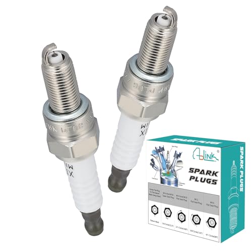 AULINK 3022662 MR7F 95897 Spark Plugs Double Iridium Pack of 2