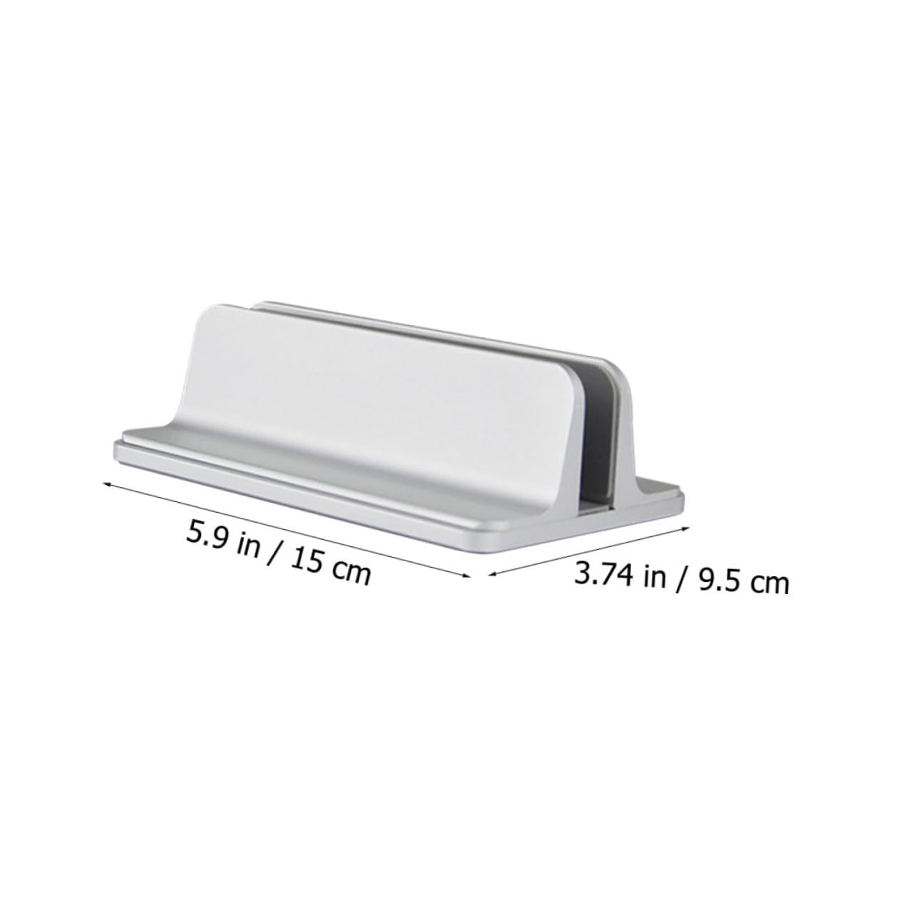 Housoutil Supporto Per Laptop in Lega Di Alluminio Tipo Verticale Supporto Da Scrivania Base Per Notebook
