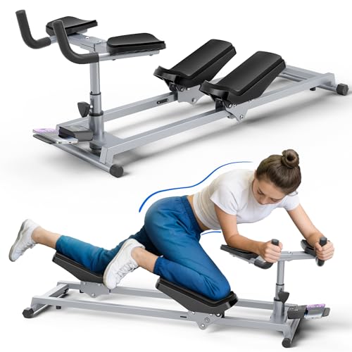 Image of seanleecore Crawl & Spine Twist and Stretch Trainer - Full Body Low-Impact Cardio Machine with Adjustable Hand Grips, Knee Support & Steel Frame | Home Gym Equipment
