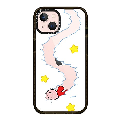 CASETiFY �C���p�N�g�P�[�X iPhone 13 - Eat your clouds by TARO OONO - �N���A �u���b�N