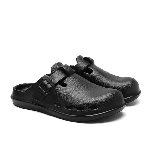 Men Lightweight Classic Clogs Sandals with Adjustable Back Strap Stylish & Anti-Skid Waterproof & Everyday Use Mules Flip Flop for Men's & Boy's-picture-55