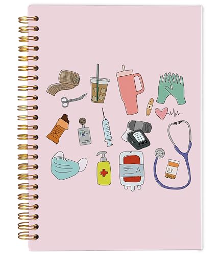 Cadeau de remise de diplôme médical : carnet de notes rose A5