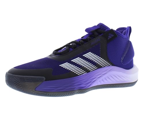 Image of adidas SM Adizero Select Team Unisex Shoes Size 13, Color: Purple /Core Black /Footwear White