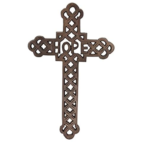Ardour 10 Inch Antique Bronze Wall Cross Cover
