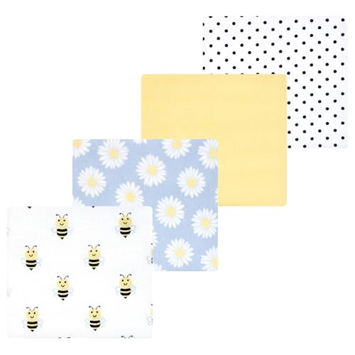 Image of Luvable Friends Little Treasure Flannel Receiving Blankets 4pk
