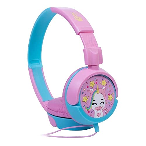 Fone De Ouvido Headphone Oex Hp304 Infantil Kids Unicórnios