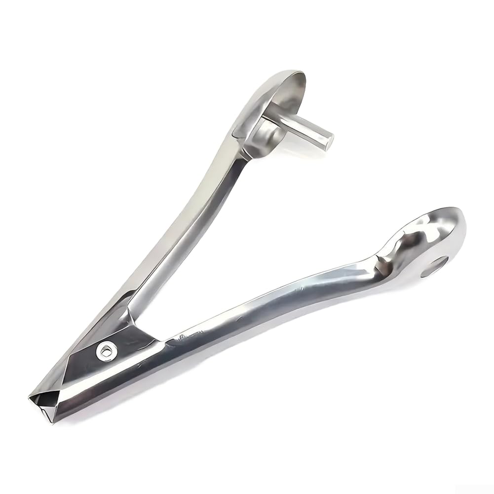 Kirschenentkerner 4er Set Edelstahl Kirschentsteiner Manuell Kernex für Kirschen Jujuben Hawthorn Silber 13cm