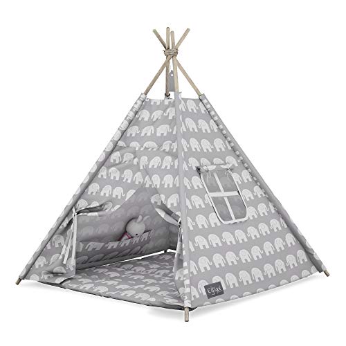 Elfique - Tienda de campaña para niños, color gris