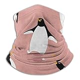 ネックウォーマー フェイスマスク ペンギン柄 ペンギン 南極 冬 動物柄 ピンク035 ヘッドバンド 多機能 バンダナ 防寒 防風 埃よけ 花粉症に対策 釣り サイクリング スキー 登山 マスク 秋冬用 男女兼用 フリーサイズ