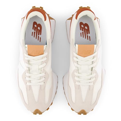 New Balance Women's 327 V1 Sneaker, Sea Salt/Rust Oxide, 8.5