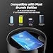 TYKOR Car Cup Holder Expander, Cup Holder Extender for Car with Adjustable Base, Fits Yeti 24/36/46oz, Hydroflask 32/40oz, Large Bottles in 3