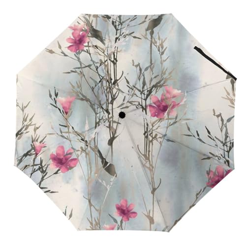 Parapluie pliant licorne automatique compact de voyage femme homme