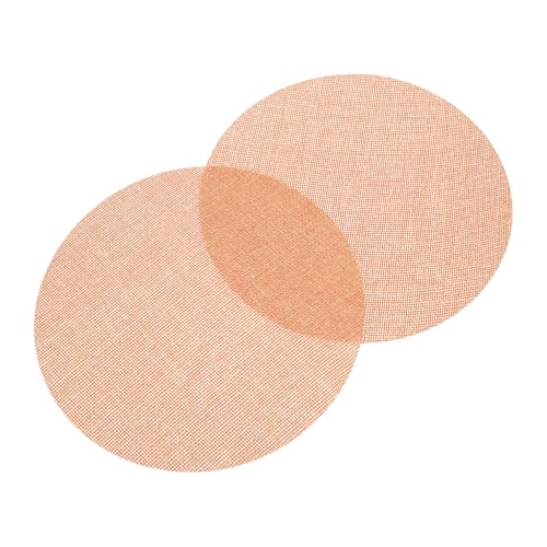 Homoyoyo Pantalla Difusora Antideslumbrante 20 Cm, Cubierta Luz De Techo Resistente Al Calor, Color Marrón Claro, Para Niños y Habitación De Ñiño, Pack 2 Piezas