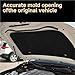 For Polo Vivo MK4 9N 2002 2003 2004 2005 2006 2007 2008 2009 Automotive Engine Heat Sound Noise Insulation Shield