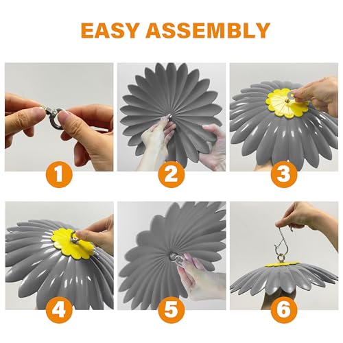 image for andergi 10.5 inch Hummingbird Feeder Shade Dome Cover,Rain Guard,Weath