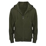 Fleece Hoodies for Men Zipper Lightweight Spring Long Sleeve Active Mens Jackets Sports Full Zip Sweatshirts