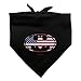 Batman USA American Flag Shield Logo Dog Pet Bandana